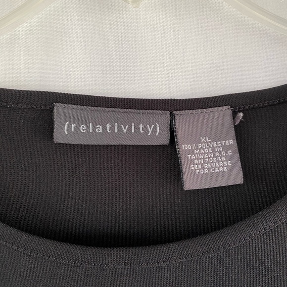 2 Ladies Women’s Tank Top Sleeveless Blouse XL Relativity Top Shirt - Picture 3 of 7